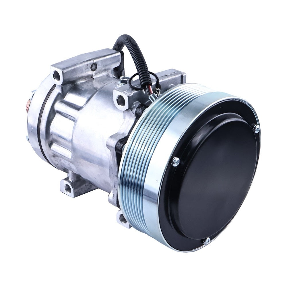 SD7H15 A/C Compressor 86993463 for use with CASE 1021F 1121F 6130 635 7010 7120 7130 7230 8010 8120 8230 9010 9120 9230 4430